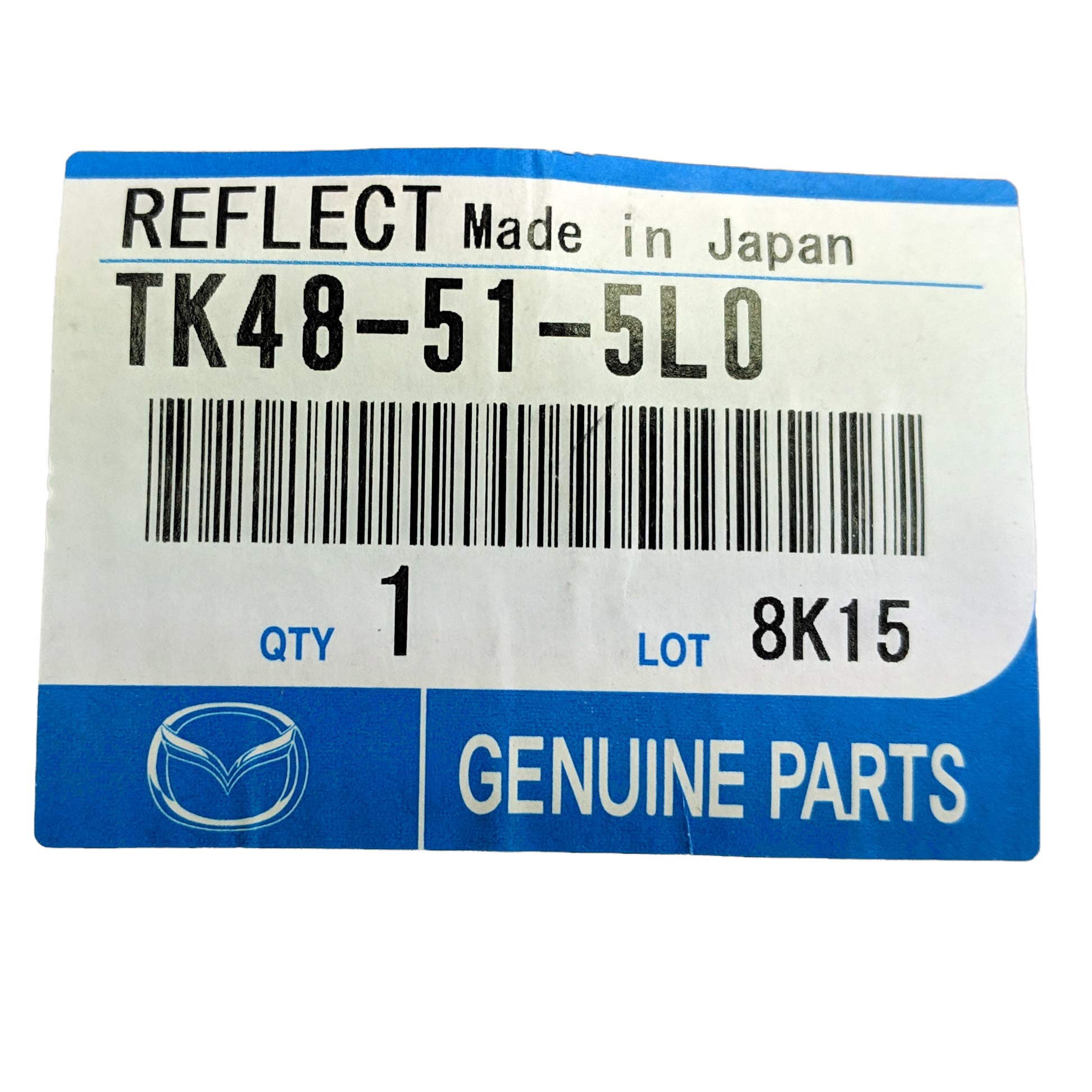 Amazon.com: Mazda OEM Genuine Right (Passenger Side) Rear Reflex